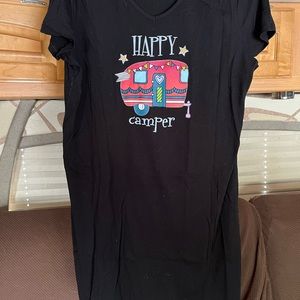 Happy Camper nightshirt size medium